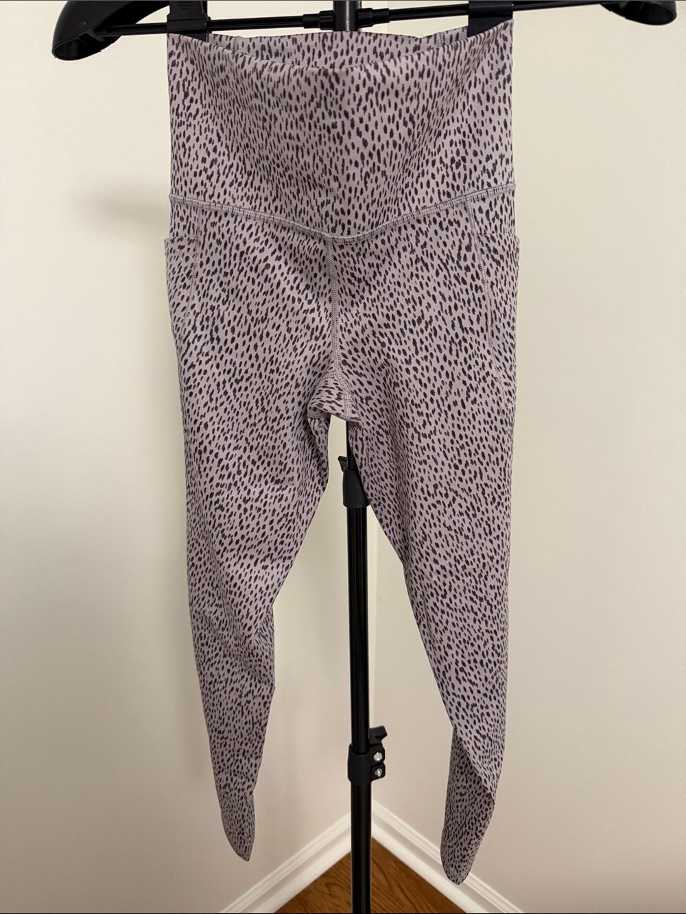 Athleta Lilac Dot-Print High-Waist Leggings